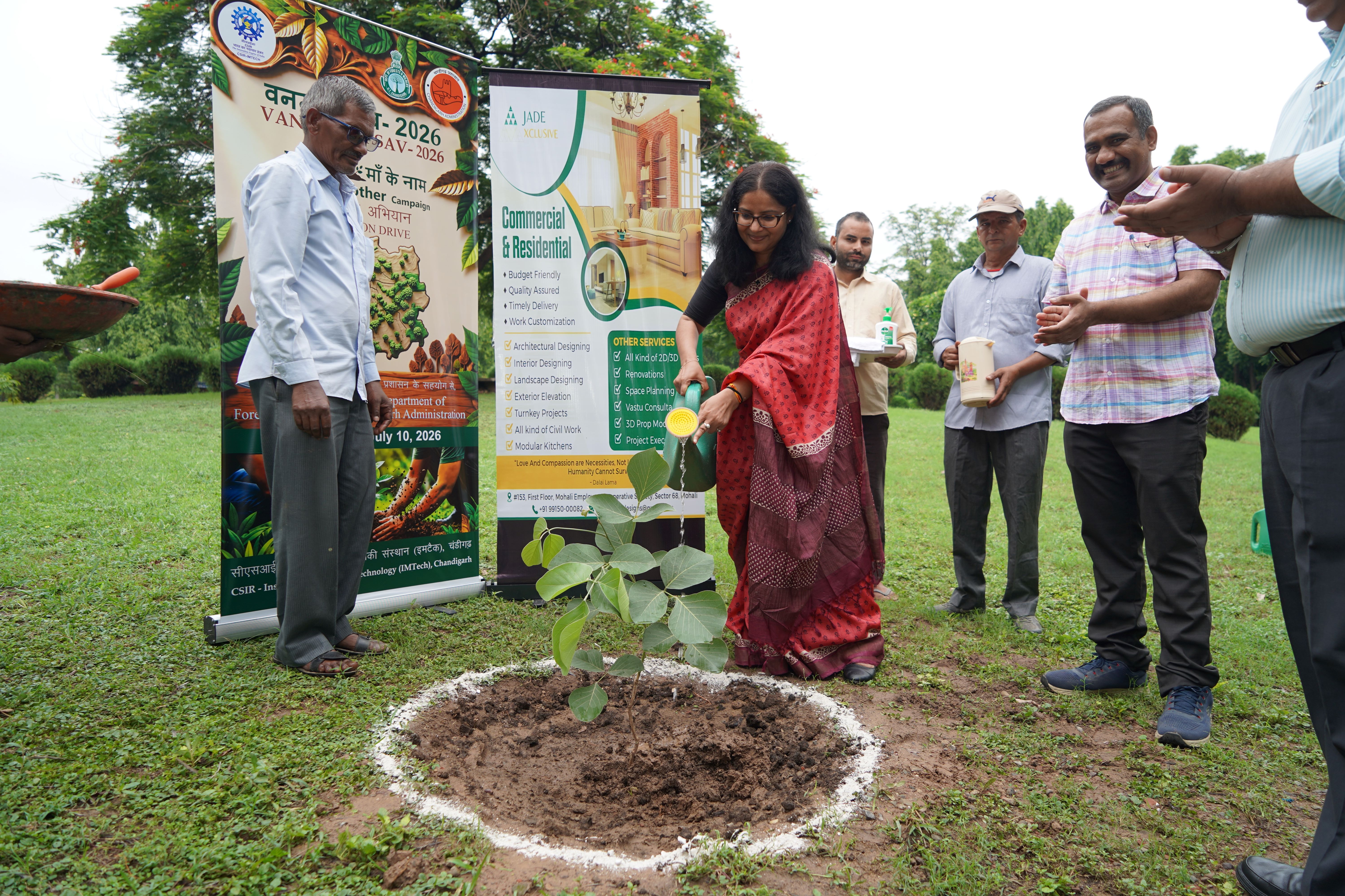 CSIR-IMTECH celebrates Vanmahotsav 2026 with Plantation Drive